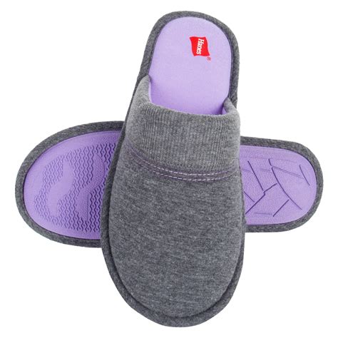 Hanes - Hanes Womens Superior Comfort Cotton Slip On Scuff Slipper with Memory Foam and Anti ...