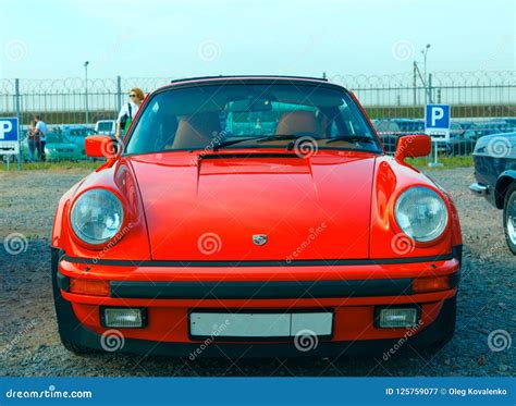 Luxury German Sports Car Porsche 911 Turbo on Festival of Retro ...