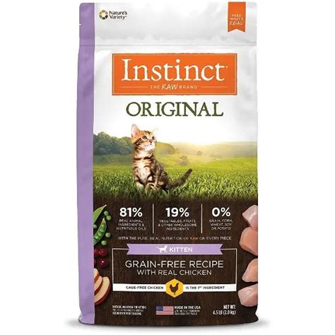 Instinct Original Chicken Grain-Free with Freeze-Dried Raw Coated Dry ...