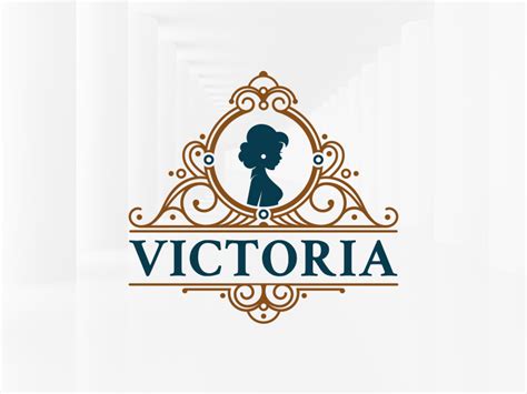 Royal Victoria Logo Template | Business card branding, Logo templates ...