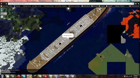 1:1 interior RMS Titanic Minecraft Map