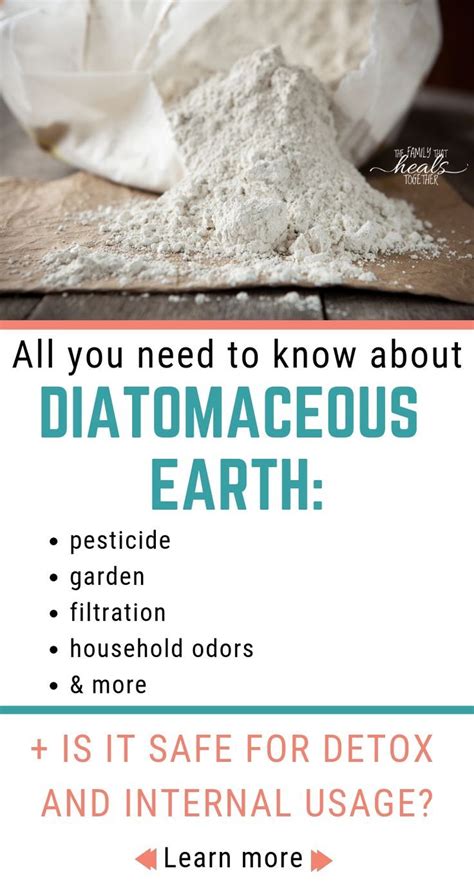 Diatomaceous Earth Uses: Is It Safe For Detox? | The Family That Heals ...