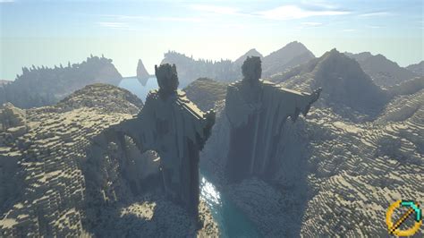 Argonath Pass | Minecraft Middle Earth