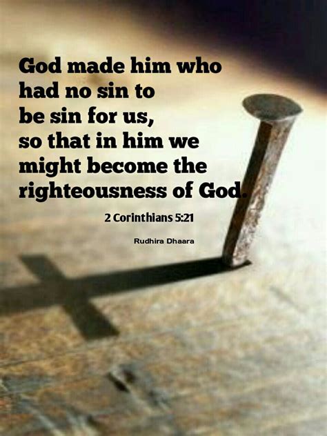 2nd Corinthians 5:21 Friday Pictures, Friday Pics, Holy Friday, Greater Is He, Righteousness Of ...