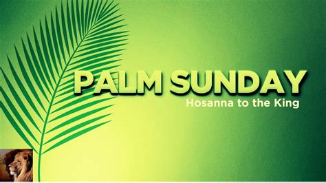 PALM SUNDAY...HOSANNA... - YouTube