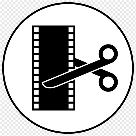 Video editing Film editing Symbol, others, angle, text, logo png | PNGWing