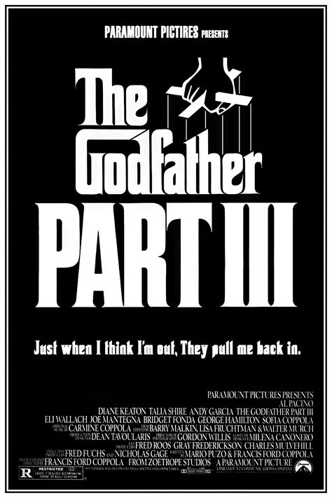 The Godfather Part III (1990) - Posters — The Movie Database (TMDB)