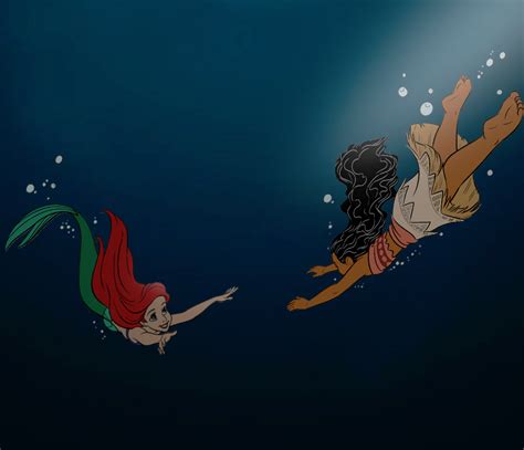 Ariel x Moana by Freshwater--Mermaid on DeviantArt