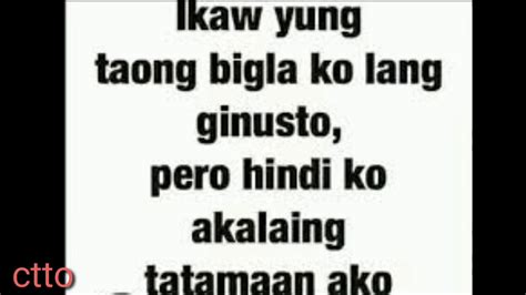 Hugot Kay Crush Tagalog