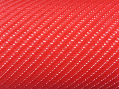 Rwraps™ Red 4D Carbon Fiber Vinyl Wrap | Car Wrap Film