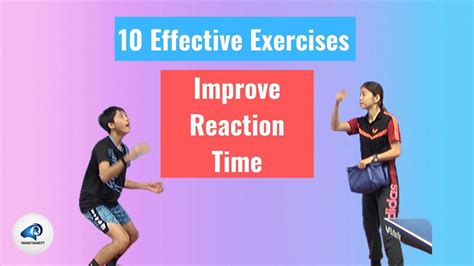 Exercises To Improve Your Reaction Time - Exercise Poster