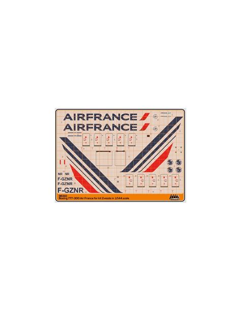 Air France new logo for Boeing 777-300 - Decals Airlines 1:144 - Max-Model