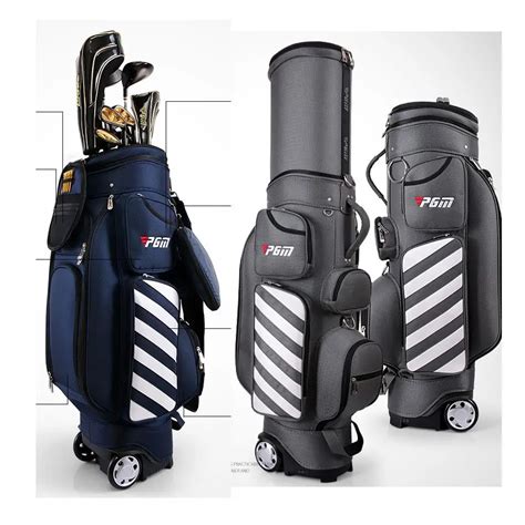 PGM Retractable Golf Bag with Wheel / 2017 New Patent Designed Golf Bag ...