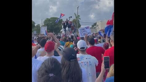 Video Thousands protest in Cuba - ABC News