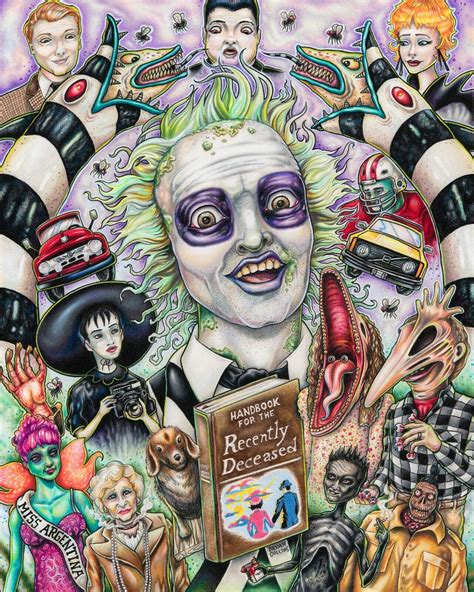 Tim Burton Concept Art Beetlejuice