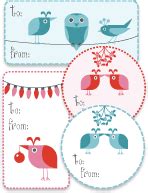 Free! Wee Birdy Christmas gift tags to download - Wee Birdy | Christmas gift tags, Free ...