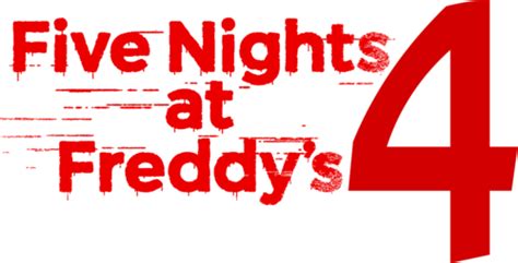 Logo for Five Nights at Freddy's 4 by WhosDisGui52 - SteamGridDB