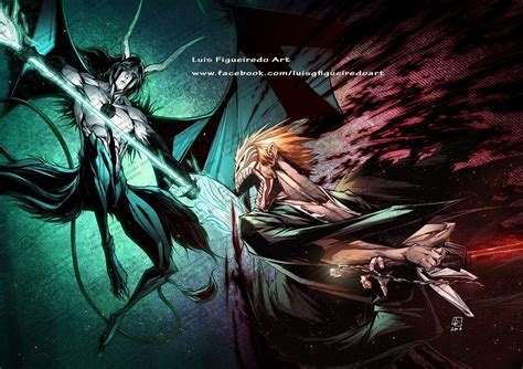 KUROSAKI ICHIGO vs ULQUIORRA from... - Luis Figueiredo Art