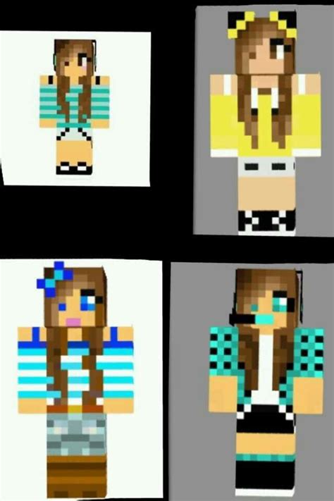 Minecraft girl skins | Minecraft skins cool, Minecraft girl skins, Cute ...