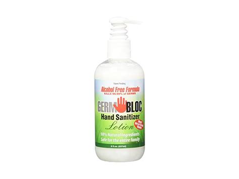 Germ Bloc Hand Sanitizer Lotion, 8 Fluid Ounce Ingredients and Reviews