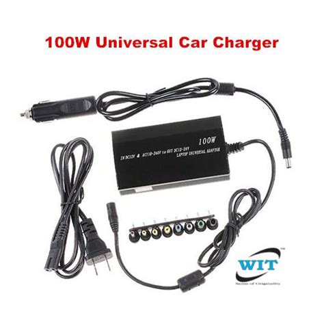 100W Universal Car Charger Adapter for Laptop AC/DC to DC Switching ...