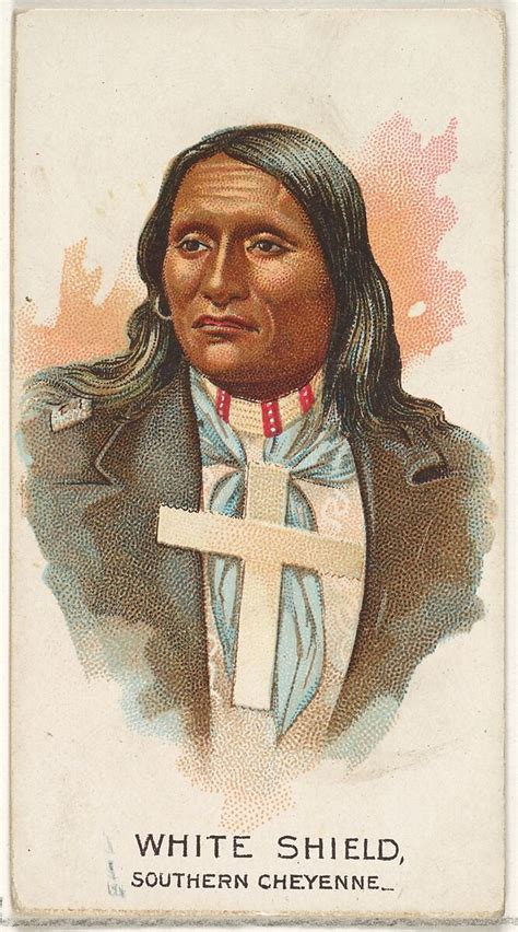 Issued by Allen & Ginter | White Shield, Southern Cheyenne, from the ...