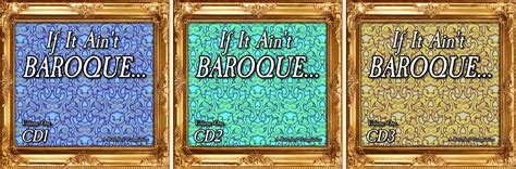 Butterboy: VA - If It Ain't Baroque... Vol. 01 (A Butterboy Compilation) (3 x CD's)