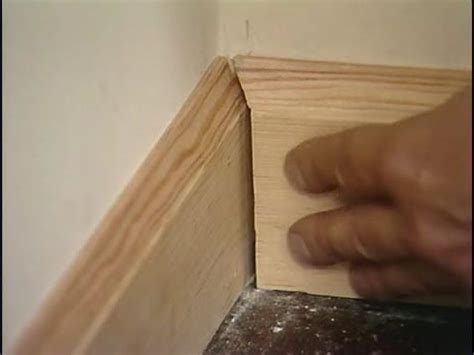 Install Perfect Outside Baseboard Corners/Easy Math Trick - YouTube | How to install baseboards ...