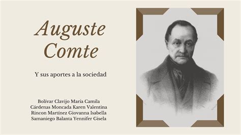 Auguste Comte y sus aportes a la sociedad - YouTube