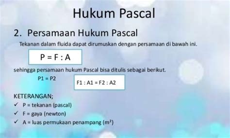 Contoh Penerapan Hukum Pascal Dalam Kehidupan Sehari Hari Guru - Mobile ...