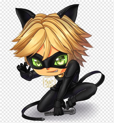 Adrien Agreste Plagg Chibi Drawing Art, chat, cartoon, fictional ...