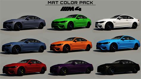 BMW M4 "MAT Colors" PACK | RaceDepartment