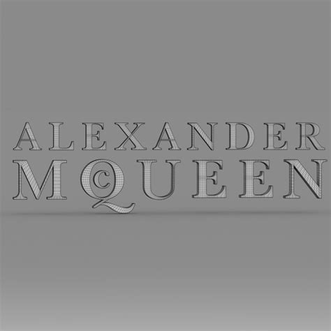 Alexander mcqueen logo 3D Model in Clothing 3DExport