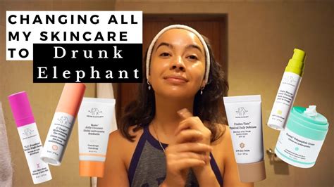 DRUNK ELEPHANT REVIEW | Switching my skincare routine to ONLY Drunk ...