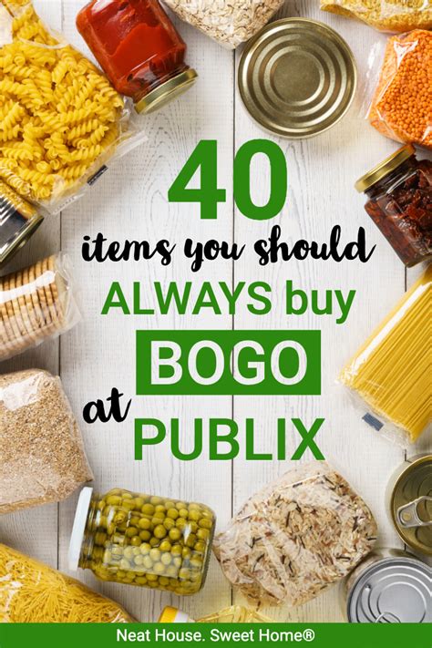 40 Publix BOGO Sale Items You Should Always Buy • Save Money