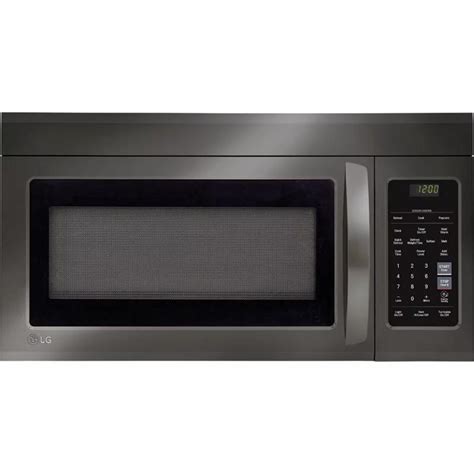 LG 1.8 Cu. Ft. Black Stainless Over-the-Range Microwave – Lelabuttery