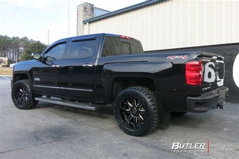 GMC Sierra with 20in Black Rhino Sierra Wheels exclusively from Butler Tires and Wheels in ...