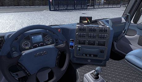 Iveco Stralis blue interior | ETS 2 mods