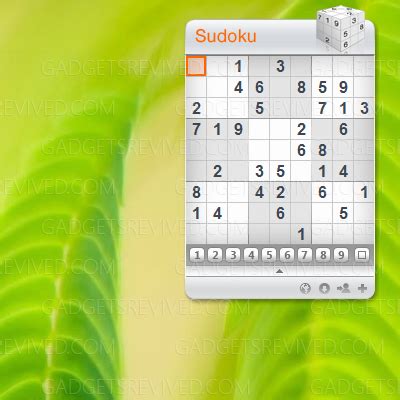 Sudoku - Desktop Gadgets for Windows 11, Windows 10, and Windows 8.1