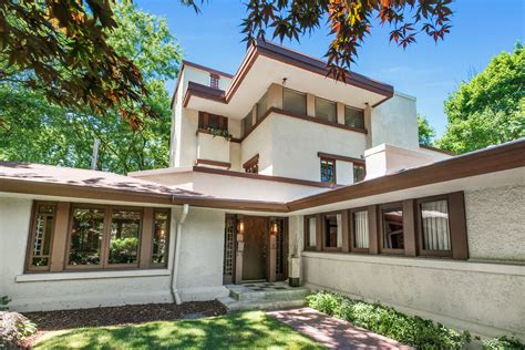 Own a Rare 3-Story Frank Lloyd Wright Home in Illinois | Architectural Digest