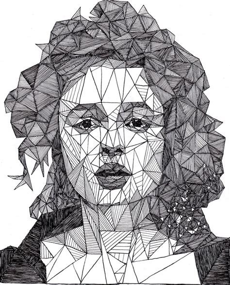 geometrische Promi-Portraits von Josh Bryan