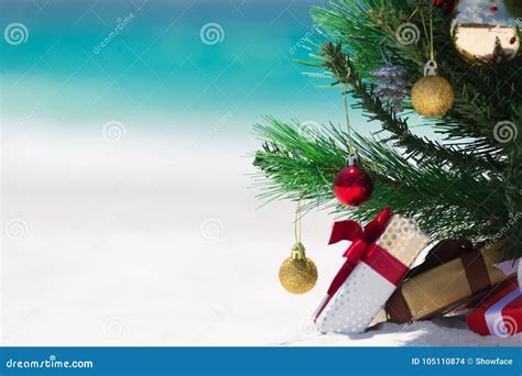 Australian Beach Christmas stock photo. Image of vacation - 105110874