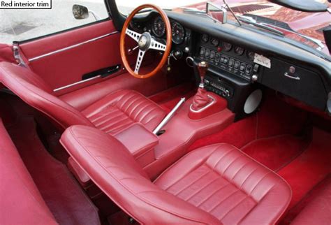 E-Type Jaguar Series 1.5 Red interior Trim | Jaguar e type, Jaguar, Red ...