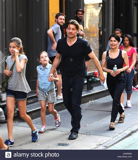 Nikolaj Coster-Waldau. Nikolaj Coster-Waldau and wife and kids Stock Photo: 148502080 - Alamy