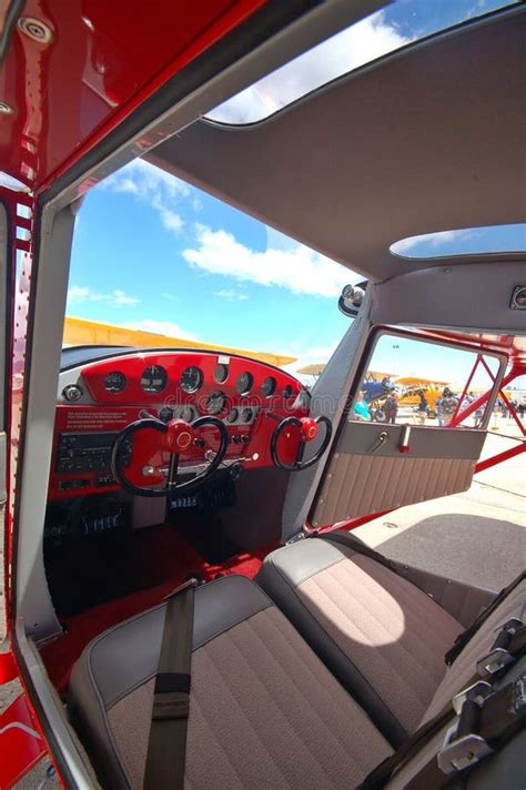 Cessna 140 cockpit stock photo. Image of airport, flying - 906132