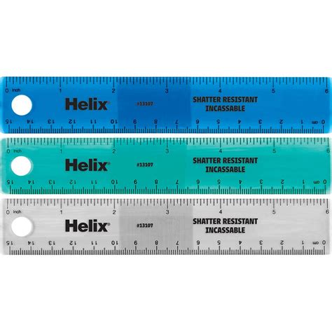 Shatter Resistant Ruler 6" / 15cm - MAP13107 | Maped Helix Usa | Rulers