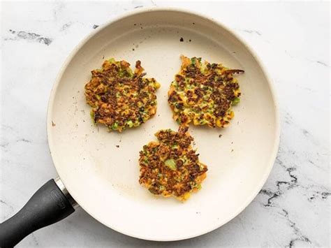 Vegetable Fritters with Garlic Herb Sauce - Budget Bytes