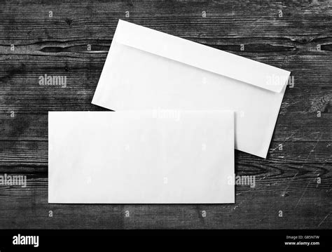 Two blank envelopes Stock Photo - Alamy