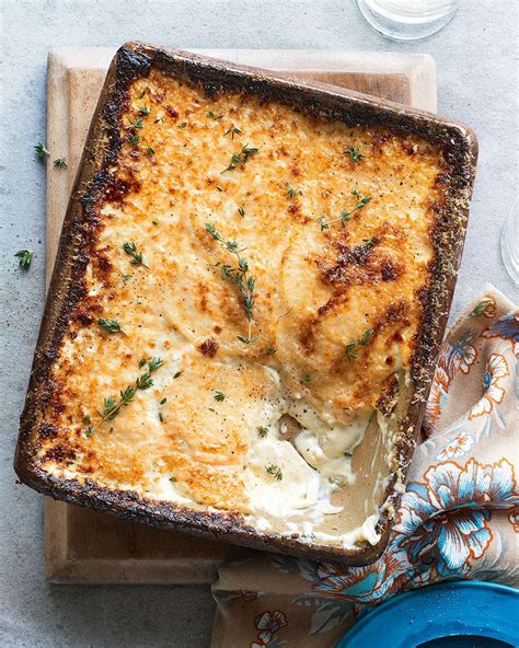 Fennel, taleggio, potato and thyme gratin recipe | delicious. magazine