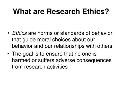 PPT - Ethics in Business Research PowerPoint Presentation - ID:263296